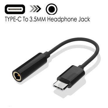 Type-C To 3.5mm Earphone Cable Adapter Usb 3.1 Type C USB-C Male To 3.5 AUX Audio Female Jack for Xiaomi 6 Mi6 Letv 2 Pro 2 Max2