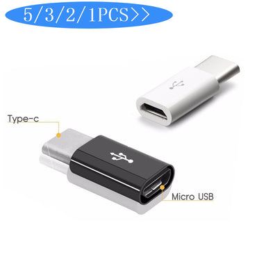 5PCS Micro USB To USB C Adapter Mobile Phone Adapter Microusb Connector for Huawei Xiaomi Samsung Galaxy A7 Adapter USB TypeC