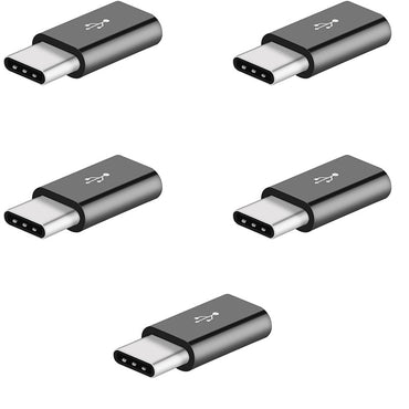 5PCS Micro USB To USB C Adapter Mobile Phone Adapter Microusb Connector for Huawei Xiaomi Samsung Galaxy A7 Adapter USB TypeC