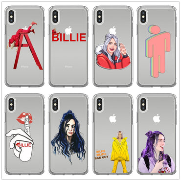 Billie Eilish Khalid Encantador TPU soft silicone phone case for iPhone 5 SE 6s 6Plus  11Pro 11ProMax X XR XS Max 8 8Plus 7Plus