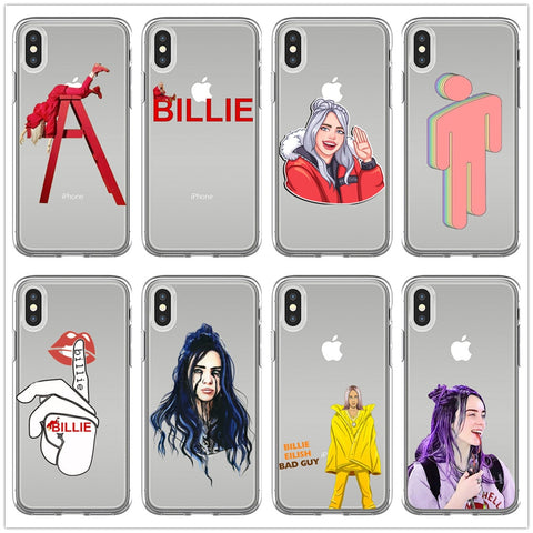 Billie Eilish Khalid Encantador TPU soft silicone phone case for iPhone 5 SE 6s 6Plus  11Pro 11ProMax X XR XS Max 8 8Plus 7Plus