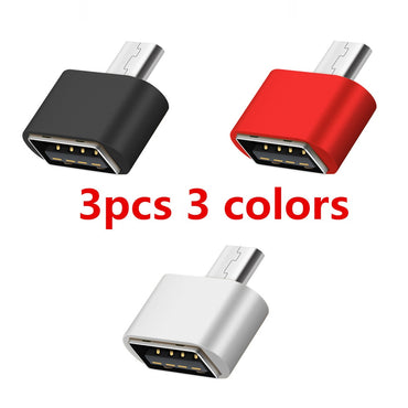 3pcs/lot New Style Mini OTG Cable USB OTG Adapter Micro USB To USB Converter for Tablet PC Android