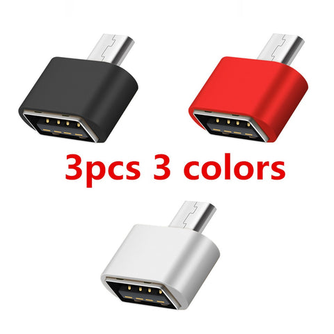 3pcs/lot New Style Mini OTG Cable USB OTG Adapter Micro USB To USB Converter for Tablet PC Android