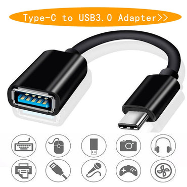 Type-C OTG Adapter Cable for Samsung S10 S10+ Xiaomi Mi 9 Android MacBook Mouse Gamepad Tablet PC Type C OTG USB Cable