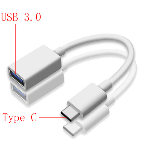 Type-C OTG Adapter Cable for Samsung S10 S10+ Xiaomi Mi 9 Android MacBook Mouse Gamepad Tablet PC Type C OTG USB Cable