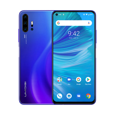 IN STOCK UMIDIGI F2 Android 10 Global Bands 6.53"FHD+6GB 128GB 48MP AI Quad Camera 32MP Selfie Helio P70 Smartphone 5150mAh NFC
