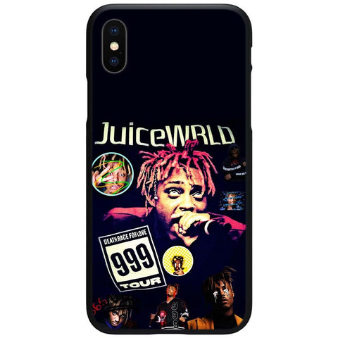Q16 Juice WRLD TPU Phone Cover for Apple iPhone 6 6S 7 8 Plus 5 5S SE X Xs 11 Pro Max XR silicone Soft Case