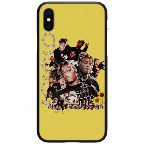 Q16 Juice WRLD TPU Phone Cover for Apple iPhone 6 6S 7 8 Plus 5 5S SE X Xs 11 Pro Max XR silicone Soft Case