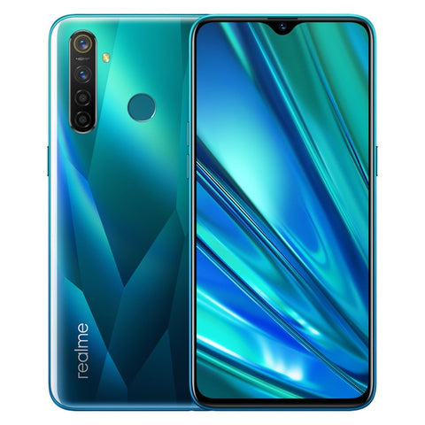 Versão global realme 5 pro 4 gb ram 128 gb telefone móvel snapdragon 712aie 48mp quad câmera smartphone 4035 mah carregador rápido