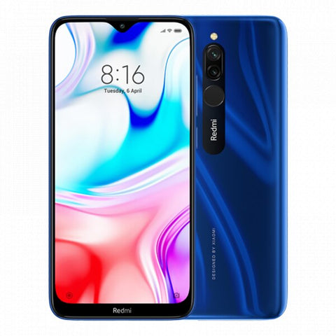 Original nova versão global xiaomi redmi 8 4 gb ram 64 gb rom 6.21 snaptelefone móvel snapdragon 439 octa núcleo 12mp câmera dupla 5000 mah