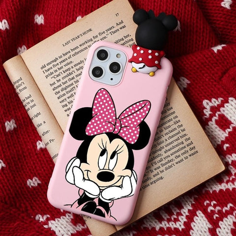 Cartoon Couple Fashion Case For iPhone XR 11 Pro XS Max X 5 5S Silicone Matte Cover For iphone 7 8 6 S 6S Plus 7Plus Case Girls