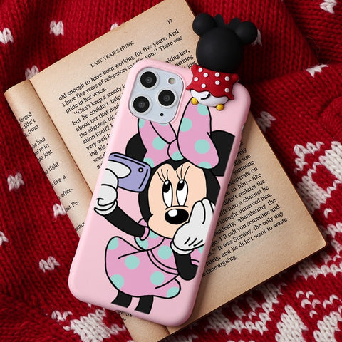 Cartoon Couple Fashion Case For iPhone XR 11 Pro XS Max X 5 5S Silicone Matte Cover For iphone 7 8 6 S 6S Plus 7Plus Case Girls