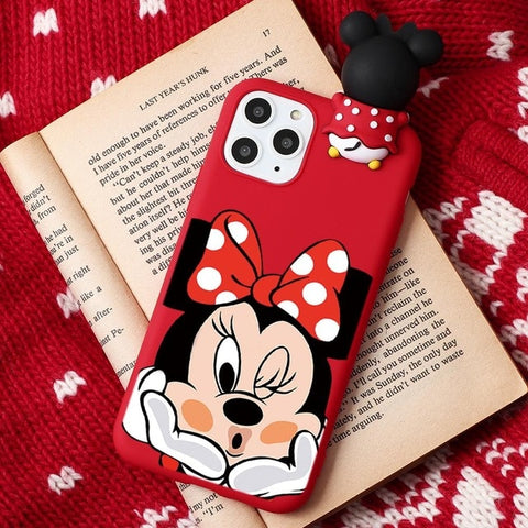 Cartoon Couple Fashion Case For iPhone XR 11 Pro XS Max X 5 5S Silicone Matte Cover For iphone 7 8 6 S 6S Plus 7Plus Case Girls