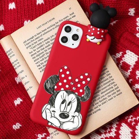 Cartoon Couple Fashion Case For iPhone XR 11 Pro XS Max X 5 5S Silicone Matte Cover For iphone 7 8 6 S 6S Plus 7Plus Case Girls