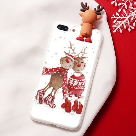 Cartoon Couple Fashion Case For iPhone XR 11 Pro XS Max X 5 5S Silicone Matte Cover For iphone 7 8 6 S 6S Plus 7Plus Case Girls