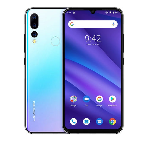 UMIDIGI A5 PRO Versión Global Android 9,0 Octa Core 6,3 'FHD + gota de agua 16MP Triple Cámara 4150mAh 4GB RAM 4G