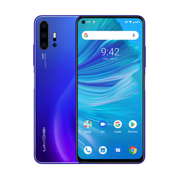 En STOCK UMIDIGI F2 Android 10 Global versión 6,53 "FHD + 6GB 128GB 48MP AI Quad Cámara 32MP Selfie Helio P70 teléfono móvil 5150mAh NFC