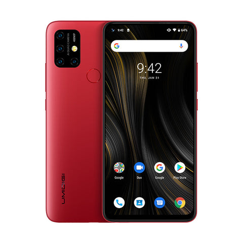 UMIDIGI puissance 3 Android 10 48MP Quad AI caméra 6150mAh 6.53 "FHD + 4 go 64 go Helio P60 Version mondiale Smartphone NFC en Stock