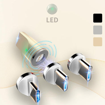 3A Current Fast Charge Magnetic Converter Three - In - One Adapter IOS Android Type-C Magnetic Transfer Micro USB Connector