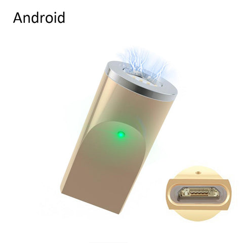 3A Current Fast Charge Magnetic Converter Three - In - One Adapter IOS Android Type-C Magnetic Transfer Micro USB Connector